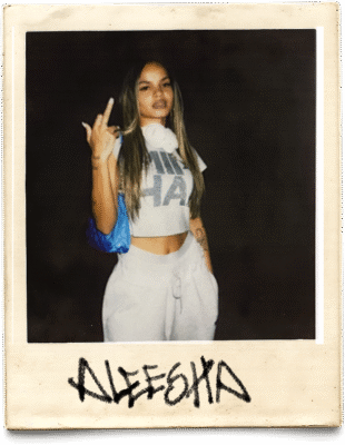 Polaroid de Aleesha en Korner